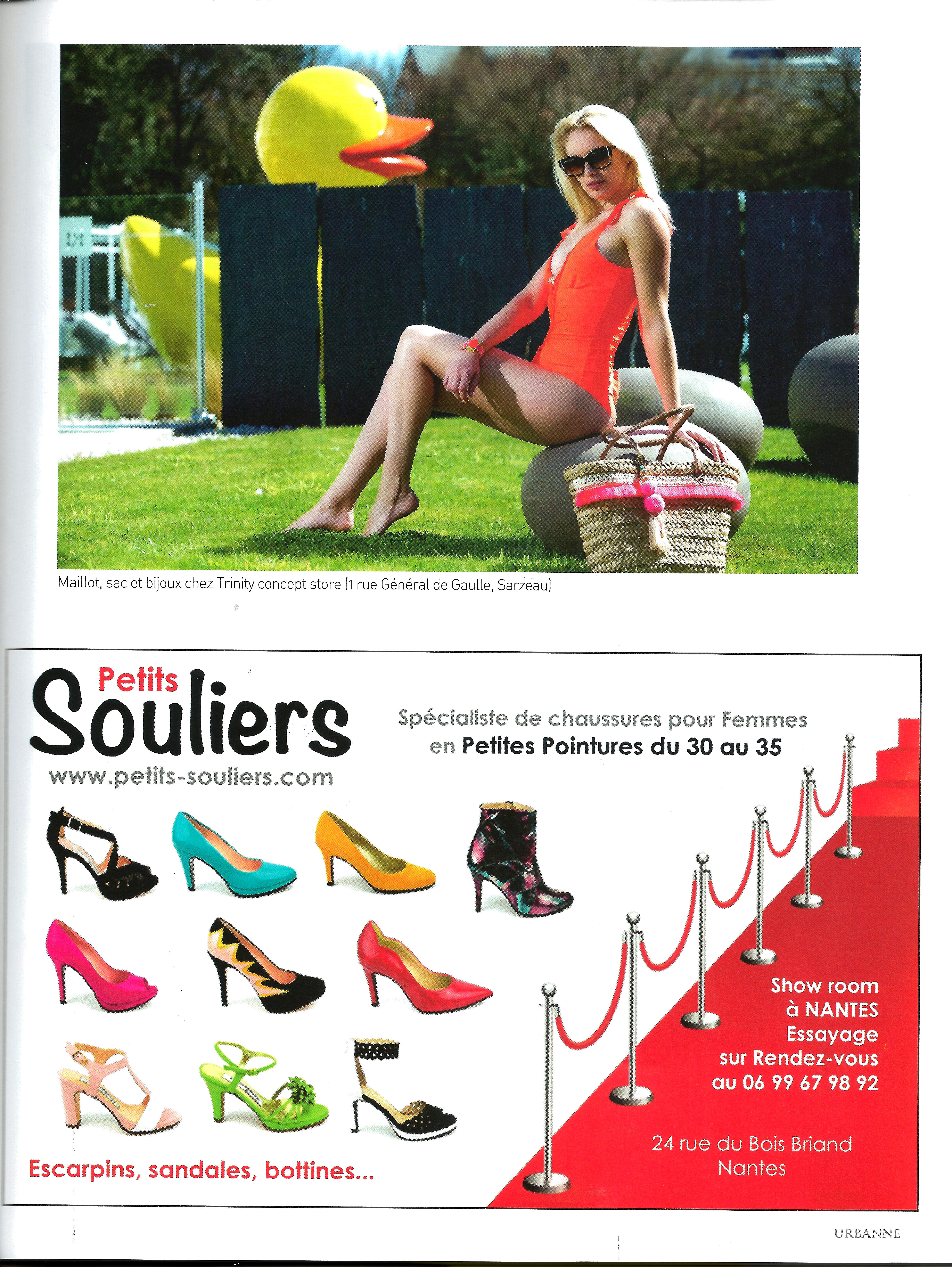 Magazine urbanne été 2017 - la presse parle de Petits Souliers - chaussures femme petite pointures